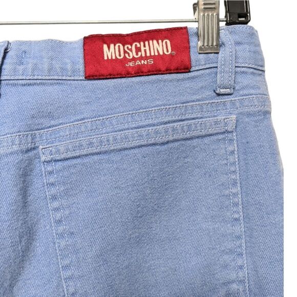 MOSCHINO Wide Leg Jeans 32 - Picture 8 of 10